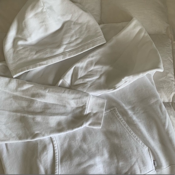 TNA PERFECT BOYFRIEND HOODIE WHITE - Picture 3 of 3